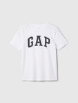 Gap Erkek Çocuk Kısa Kol Logo Tshirt Beyaz