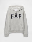Gap Erkek Çocuk Relaxed Fermuarlı Sweatshirt Gri
