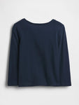 Gap Kız Bebek Logo Tshirt Lacivert