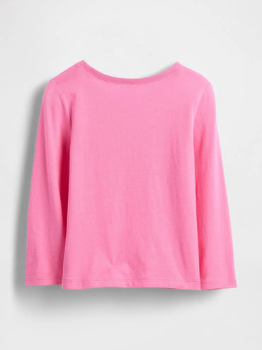Gap Kız Bebek Logo Tshirt Pembe