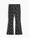 Gap Kız Çocuk Stretch Jersey Flare Tayt Siyah