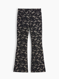 Gap Kız Çocuk Stretch Jersey Flare Tayt Siyah