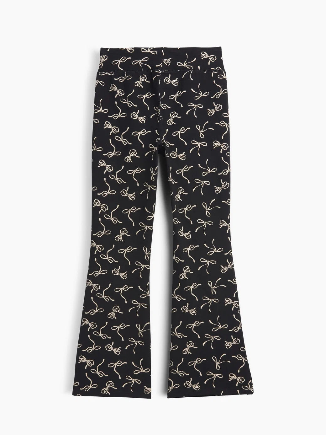 Gap Kız Çocuk Stretch Jersey Flare Tayt Siyah