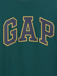 Gap Uzun Kol Logo Tshirt Yeşil