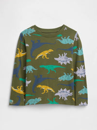 Gap Erkek Bebek Dinazor Grafik Baskılı Tshirt