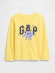 Gap Erkek Bebek Grafik Baskılı Tshirt Sarı