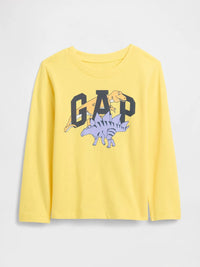 Gap Erkek Bebek Grafik Baskılı Tshirt Sarı