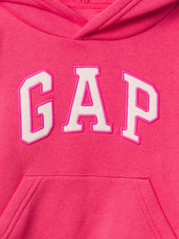 Gap Kız Bebek Logo Kapüşonlu Sweatshirt Pembe