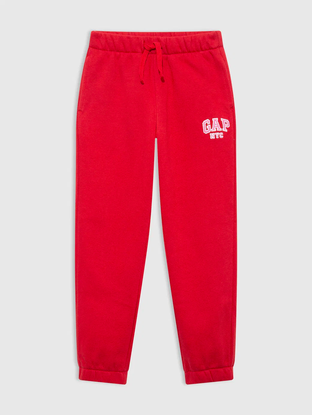 Gap Kız Çocuk  Logo Jogger Eşofman Alt Kırmızı