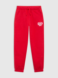 Gap Kız Çocuk  Logo Jogger Eşofman Alt Kırmızı