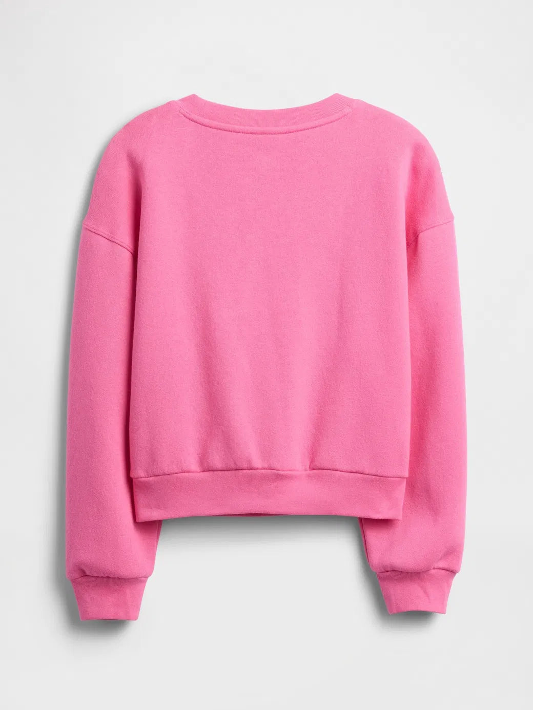 Gap Kız Çocuk Oversize Sweatshirt Grafik Desen Pembe