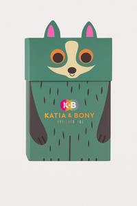 Katia & Bony Erkek Çocuk Rakun Desenli 2'li Kutulu Çorap