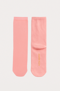 Katia & Bony Kız Çocuk Ayıcık Desenli 2'li Kutulu Soket Çorap Pembe