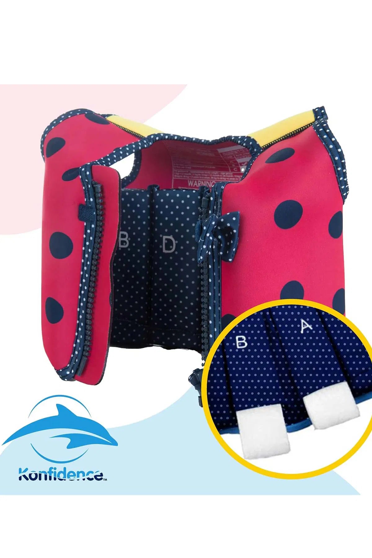 Konfidence Yüzme Yeleği Ladybird Polka