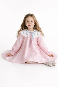 Le Petit Mico Jolie Bow Blue Elbise