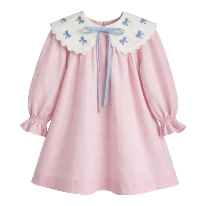 Le Petit Mico Jolie Bow Blue Elbise