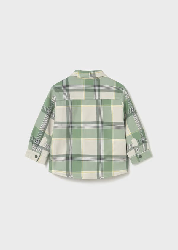 Mayoral Erkek Bebek Ekose Gömlek Astarlı Yeşil