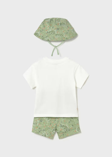 Mayoral Erkek Bebek Şapkalı Takım Mint