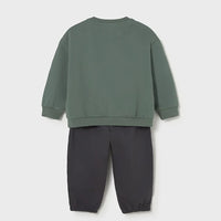 Mayoral Erkek Bebek Sweatshirt Eşofman İkili Set Yeşil
