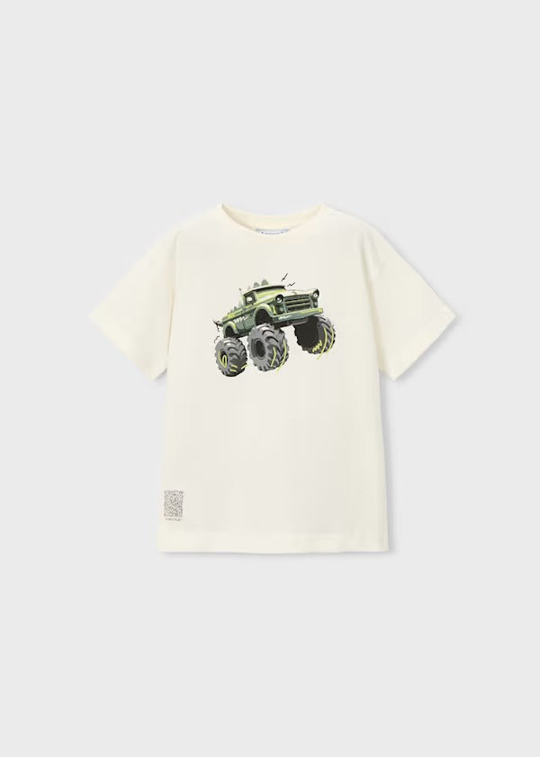 Mayoral Erkek Çocuk Kısa Kol Tshirt Beyaz