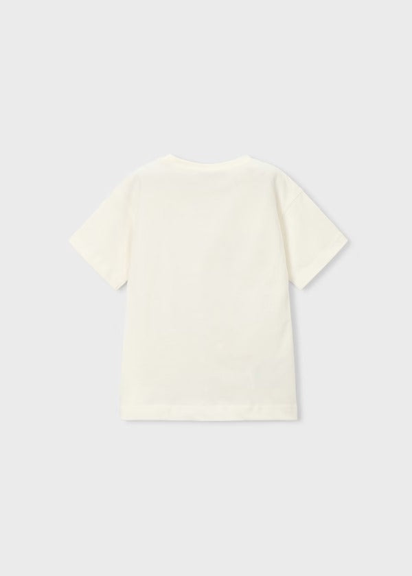 Mayoral Erkek Çocuk Kısa Kol Tshirt Beyaz