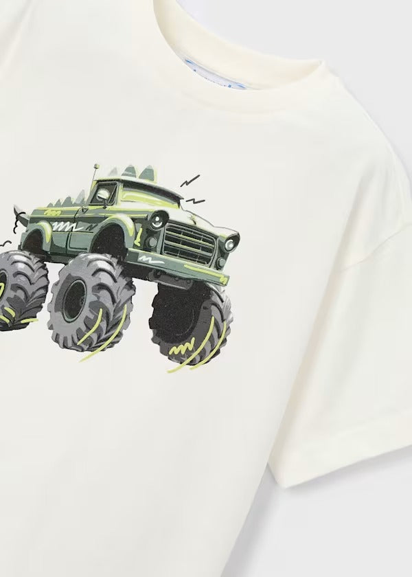 Mayoral Erkek Çocuk Kısa Kol Tshirt Beyaz