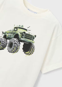 Mayoral Erkek Çocuk Kısa Kol Tshirt Beyaz