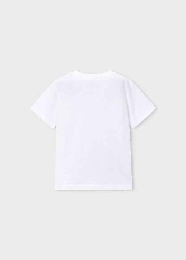 Mayoral Erkek Çocuk Kısa Kol Tshirt Beyaz