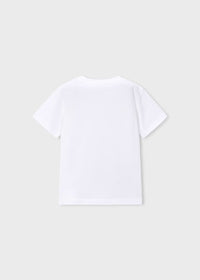 Mayoral Erkek Çocuk Kısa Kol Tshirt Beyaz