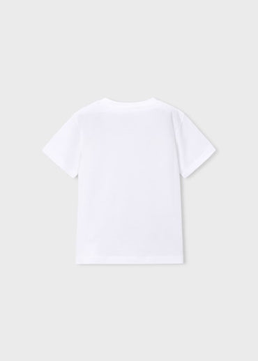 Mayoral Erkek Çocuk Kısa Kol Tshirt Beyaz