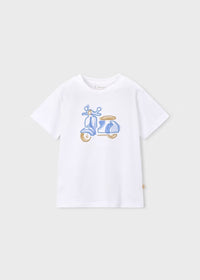 Mayoral Erkek Çocuk Kısa Kol Tshirt Beyaz
