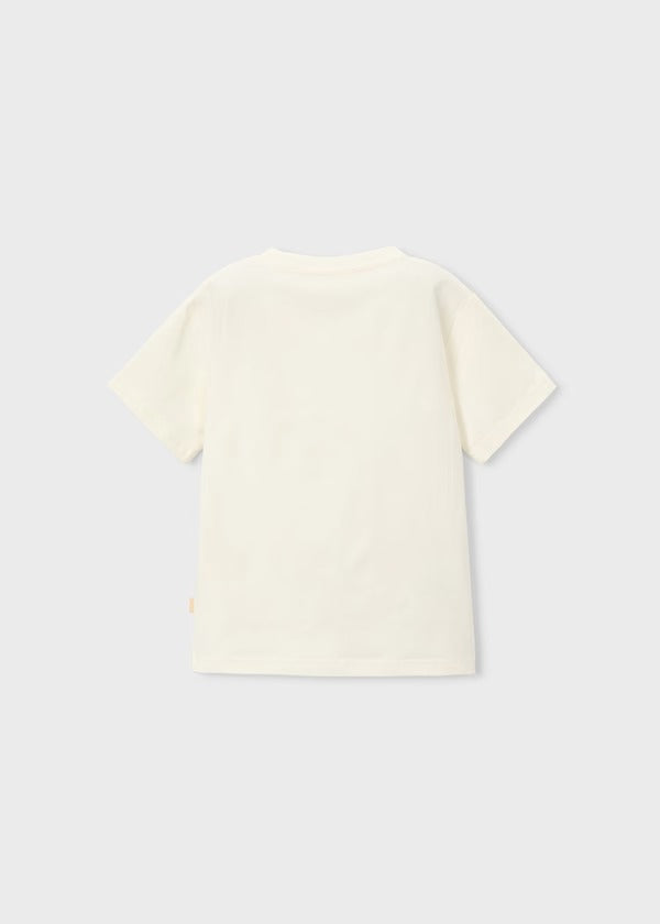 Mayoral Erkek Çocuk Kısa Kol Tshirt Ekru