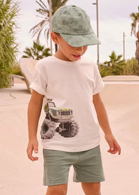 Mayoral Erkek Çocuk Kısa Kol Tshirt Şort Takımı Haki
