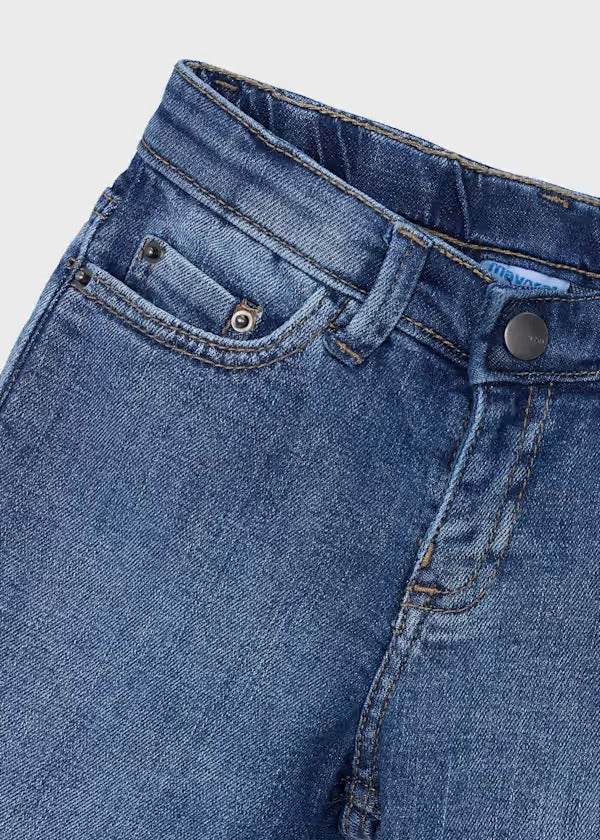 Mayoral Erkek Çocuk Kot Şort Cepli Mavi