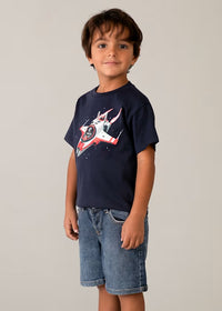 Mayoral Erkek Çocuk Kot Şort Cepli Mavi