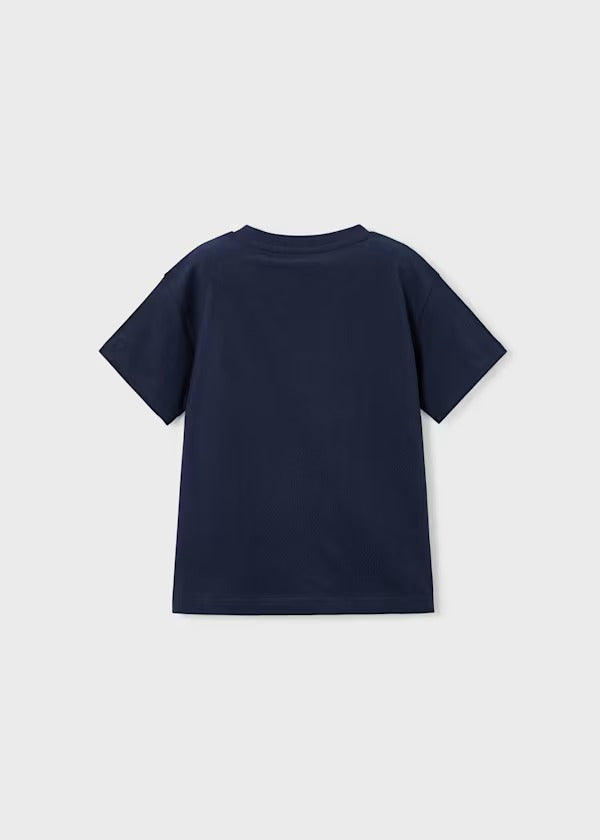 Mayoral Erkek Çocuk Tshirt Lacivert Uzay Gemisi Baskılı