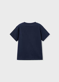 Mayoral Erkek Çocuk Tshirt Lacivert Uzay Gemisi Baskılı
