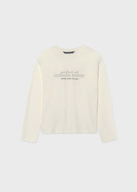 Mayoral Erkek Çocuk Uzun Kol Tshirt Krem 7050