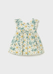 Mayoral Kız Bebek Elbise Fırfırlı Kısa Kol Mint