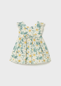 Mayoral Kız Bebek Elbise Fırfırlı Kısa Kol Mint