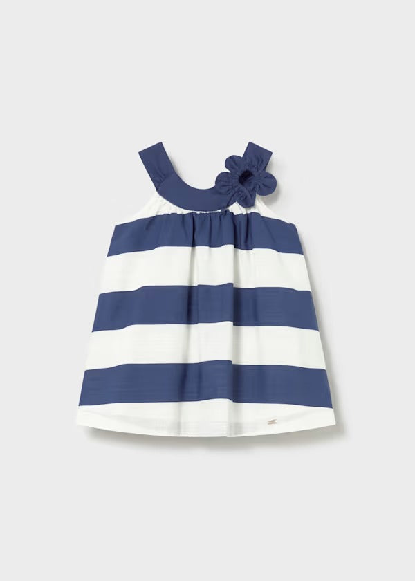 Mayoral Kız Bebek Elbise Kolsuz Lacivert