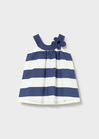 Mayoral Kız Bebek Elbise Kolsuz Lacivert