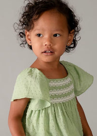 Mayoral Kız Bebek Elbise Volanlı Mint