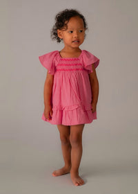 Mayoral Kız Bebek Elbise Volanlı Pembe