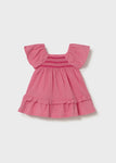 Mayoral Kız Bebek Elbise Volanlı Pembe