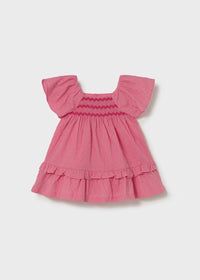 Mayoral Kız Bebek Elbise Volanlı Pembe