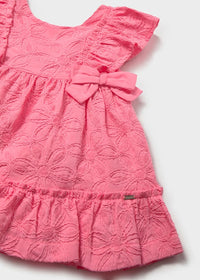 Mayoral Kız Bebek Güpürlü Elbise Pembe