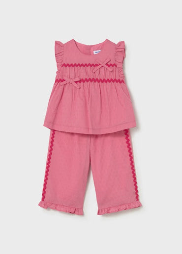 Mayoral Kız Bebek Kolsuz Takım Pembe