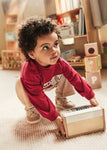 Mayoral Kız Bebek Sweatshirt Pantolon Takım Kırmızı