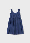Mayoral Kız Çocuk Askılı Elbise Lacivert